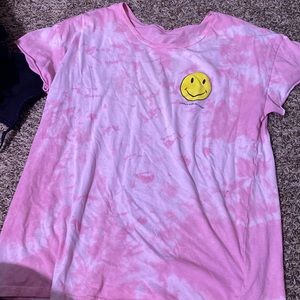 Dear lash love lashes make me happy tie dye tshirt